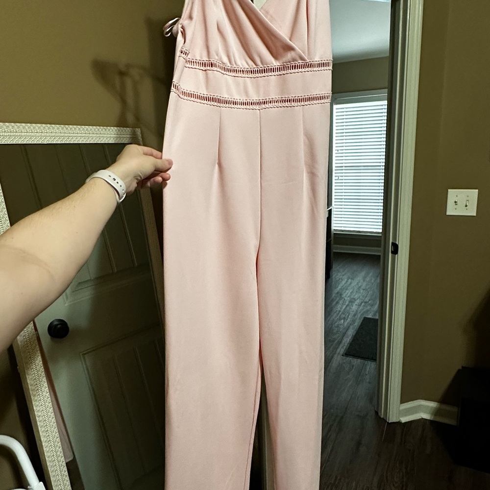 Elegant Pink Jumpsuit